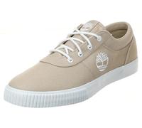 Timberland Low Lace Up Sneaker, Baskets pour Homme, Lt Beige Canvas, 41 EU, Toile Beige (Lt Bei Canvas), 41 EU