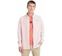 Timberland Ls Striped Seersucker Shirt Burnt Sienna Taille: L | Casual chemises Outlet | Homme | Marron