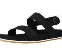 Timberland Femme Malibu Waves 2 Band Sandales, Noir Black Nubuck, 38.5 EU