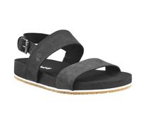 Timberland Femme Malibu Waves 2 Band Sandales, Noir Black Nubuck, 38.5 EU