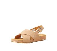 Timberland Malibu Waves Basic, Sandale Femme, Daim Beige Moyen, 40 EU