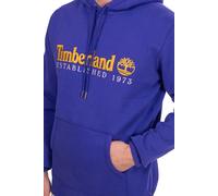 Sweat à capuche Timberland - Homme - Manches longues - Bleu/jaune S