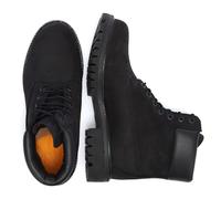Timberland Mens Black Premium 6 Inch Nubuck Leather Boots - 43 Noir