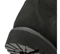 Timberland Mens Black Premium 6 Inch Nubuck Leather Boots - 44 Noir