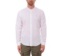 TIMBERLAND - Men's linen blend mandarin shirt