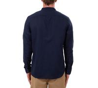 Timberland Chemise homme manches longues en lin avec logo bleu