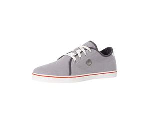 Timberland Men's Skape Park Oxford Canvas Trainers, Black, Gris Moyen, 42 EU