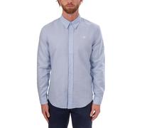 Timberland - Chemise Homme Slim en lin mélangé et coton, pétrole, XL