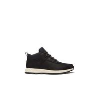 Timberland Homme Baskets Mi-Hautes en Cuir À Lacets Sprint Basic, Black, 42 EU