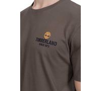TIMBERLAND T-Shirt beige / bleu / gris / vert foncé, Taille L