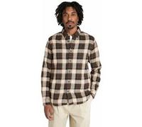 Timberland Midweight Flannel Check Shirt Chocolate Brown Taille: XL | Chemises d'affaires Outlet | Homme | Marron