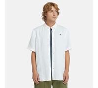 Timberland - Mill Brook Linen Shirt - Chemise homme White - 3XL