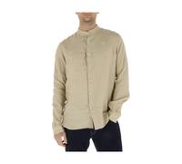 Timberland - Mill Brook Linen Shirt - Homme - Chemises - Beige - Taille: 2XL