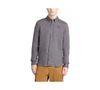 Timberland - Mill Brook Linen Shirt - Homme - Chemises - Noir - Taille: L