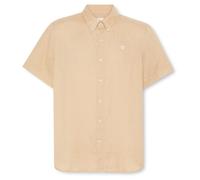 Timberland - Mill Brook Linen Short Sleeve Shirt - Chemise - XL - safari