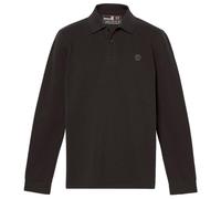 Timberland Homme Polo À Manches Longues Coupe Slim avec Logo Brodé, Black, M