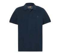 Timberland - Millers River Pique Short-Sleeve Polo - Homme - Tops - Bleu - Taille: M