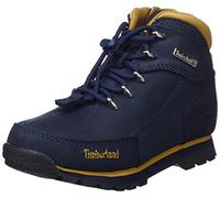 Timberland Mixte enfant Euro Rock (Junior) Bottine Chukka, Nubuck Bleu Marine, 37 EU