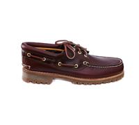 Timberland - Mocassins bateau à œillets Lug Handsewn - Homme - Chaussures - Rouge - Taille: 46 EU