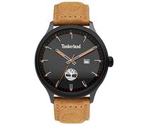Timberland Montre analogique à Quartz pour Homme avec Bracelet en Cuir TDWGB2102201, Marron, Bracelet