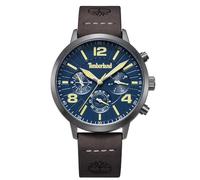 Timberland Montre multifonction pour homme, Marron foncé, Robe de sport