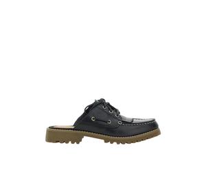 Timberland - Mules Bateau en Cuir Noir - Femme - Chaussures - Noir - Taille: 38 EU