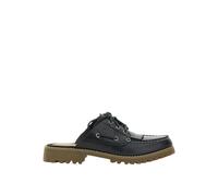 Timberland - Mules Bateau en Cuir Noir - Femme - Chaussures - Noir - Taille: 39 EU
