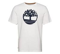 Timberland Northwood TFO Tree Logo Short Sleeve Tee White T-Shirt Manches Courtes, 100 Blanc, 3XL Homme