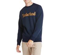 Timberland Northwood TFO Wordmark Logo Brushback Crew Neck Medium Grey Heather Sweat-Shirt À Capuche Sport Homme