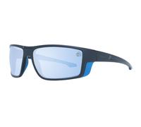 Timberland, Occhiali da sole TB9218, forma Rettangolare, colore nero opaco , colore lente fumo polar