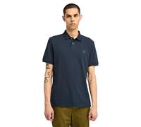 Timberland Oyster River TFO Polo SS (Standard) avec Logo sur la Poitrine pour Homme, Bleu, L