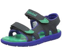 Timberland Perkins Row 2-Strap, Sandales Bout Ouvert Mixte Enfant, Gris (Grigio (Dark Shadow) Tb0a23v60281), 32 EU