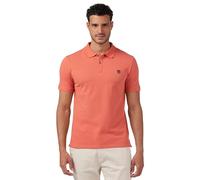 TIMBERLAND Polo à Manches Courtes avec Logo sur la Poitrine pour Homme, Application Burnt Sienna, L