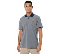 Timberland - Polo homme régulier en coton Oxford, bleu marine, Large