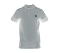 Timberland - Polo Stretch Manches Courtes Millers River Timberland - Homme - Tops - Blanc - Taille: L