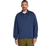 Timberland TB0A5MDZ Sweat-shirt d'hiver style polo pour homme, bleu, L