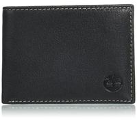 Timberland Portefeuille de sécurité pour homme en cuir véritable avec blocage RFID - Noir - Taille unique