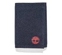 Timberland Portefeuille trifold en nylon pour homme, bleu marine, taille unique
