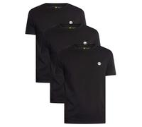 Timberland – T-shirt homme Dunstan River – Lot de 3 – Noir – Taille M