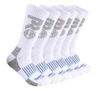 Timberland Lot de 6 Chaussettes Crew, Blanc/Jardin Opulent, L Homme