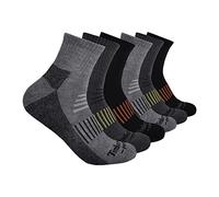 Timberland 6-Pack Quarter Socks Chaussettes, Multicolore (Lot de 6), XL Homme
