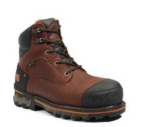 Timberland PRO Boondock Boondock Bottes de travail imperméables à bout de sécurité composite isolées pour homme 15,2 cm, Marron-2024 Nouveau, 40 EU