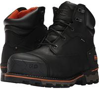 timberland pro Boondock Chaussures de construction et industrielles pour homme, 15,2 cm, bout composite imperméable, cuir pleine grain, noir, 11 M US, Noir, 45 EU