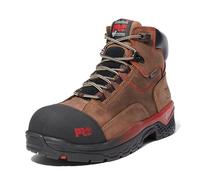 Timberland PRO Bosshog Bottes de travail imperméables pour homme 15,2 cm, Marron/Rouge-Nouveauté 2024, 5.5 Wide