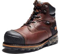 Timberland PRO Men's 6 inch Boondock Comp Toe WP Insulated Industrial Work Boot,Brown Tumbled Leather,8 M US