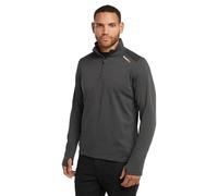 Timberland Pro Men's Understory 1/4-Zip Fleece Top, Dark Charcoal Heather, M