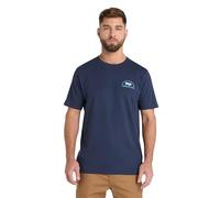Timberland PRO T-Shirt Graphique à Manches Courtes pour Homme, Bleu Marine, Taille L
