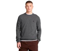 Timberland - Pull Col Rond Homme en Laine Mérinos Cohas Brook, Gris