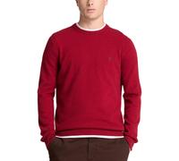 Timberland - Pull Col Rond Homme en Laine Mérinos Cohas Brook, Rouge