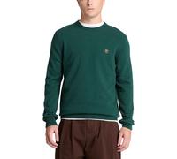 Timberland - Pull Col Rond Homme en Laine Mérinos Cohas Brook, Vert